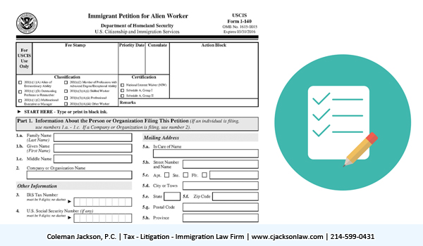 FILE A PRELIIMINARY PETITION FOR PERMANENT FOREIGN WORKER WITH USCIS